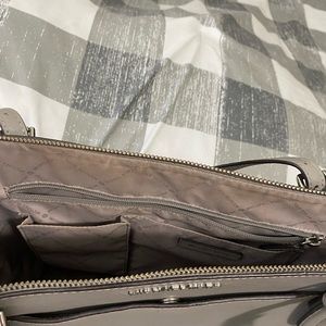 Authentic Michael Kors gray tote-style bag